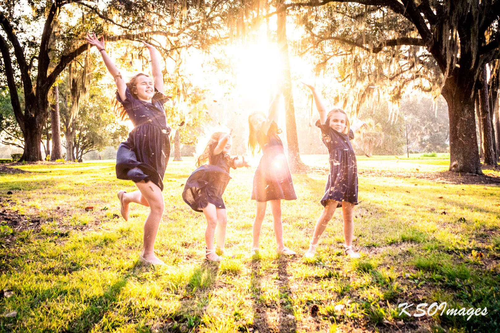 A Group of Children Playing on a Ground